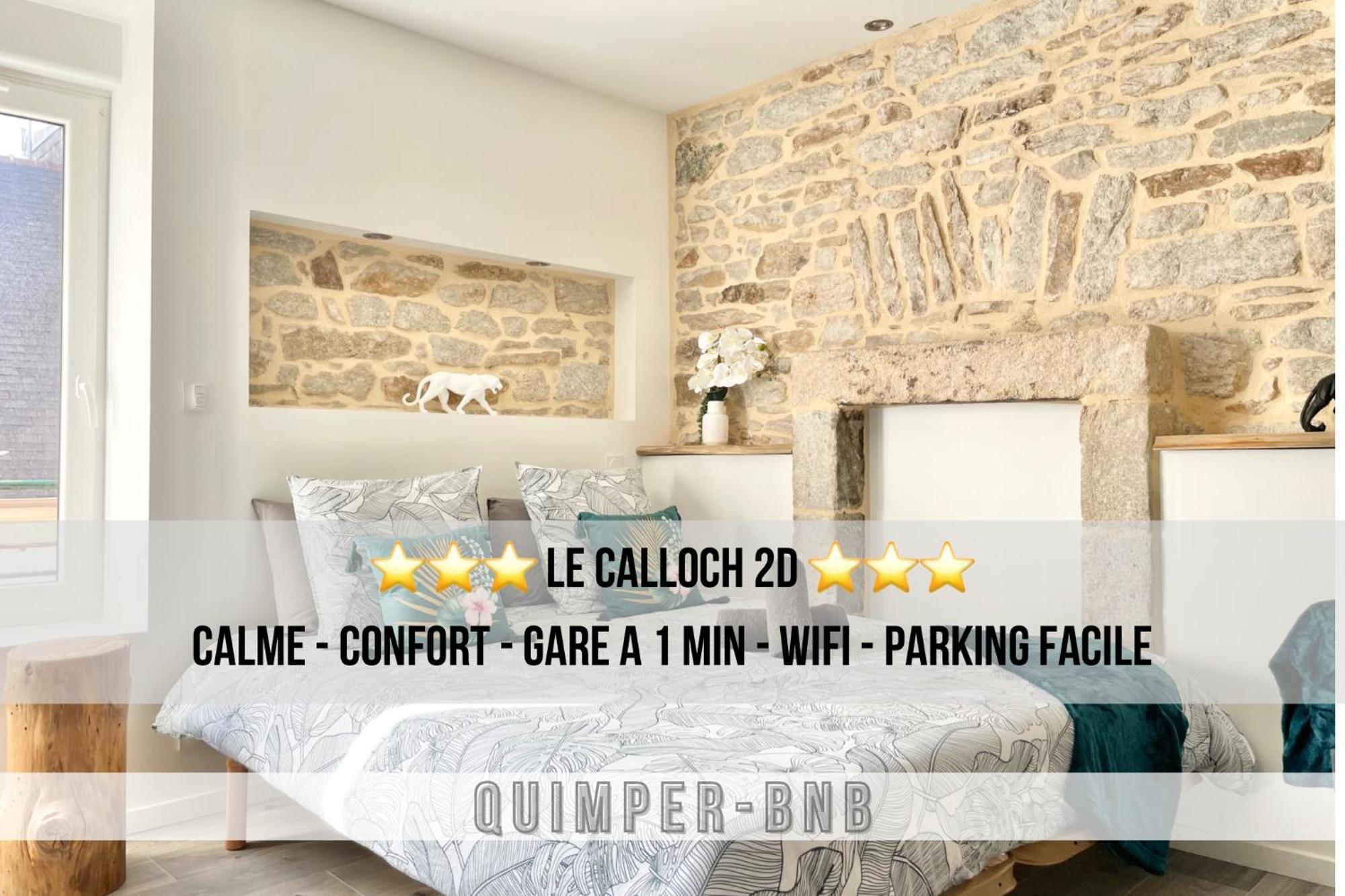 Le Calloch 2D - Studio 4 Etoiles - Quartier Gare - Wifi - Netflix 캥페르 외부 사진