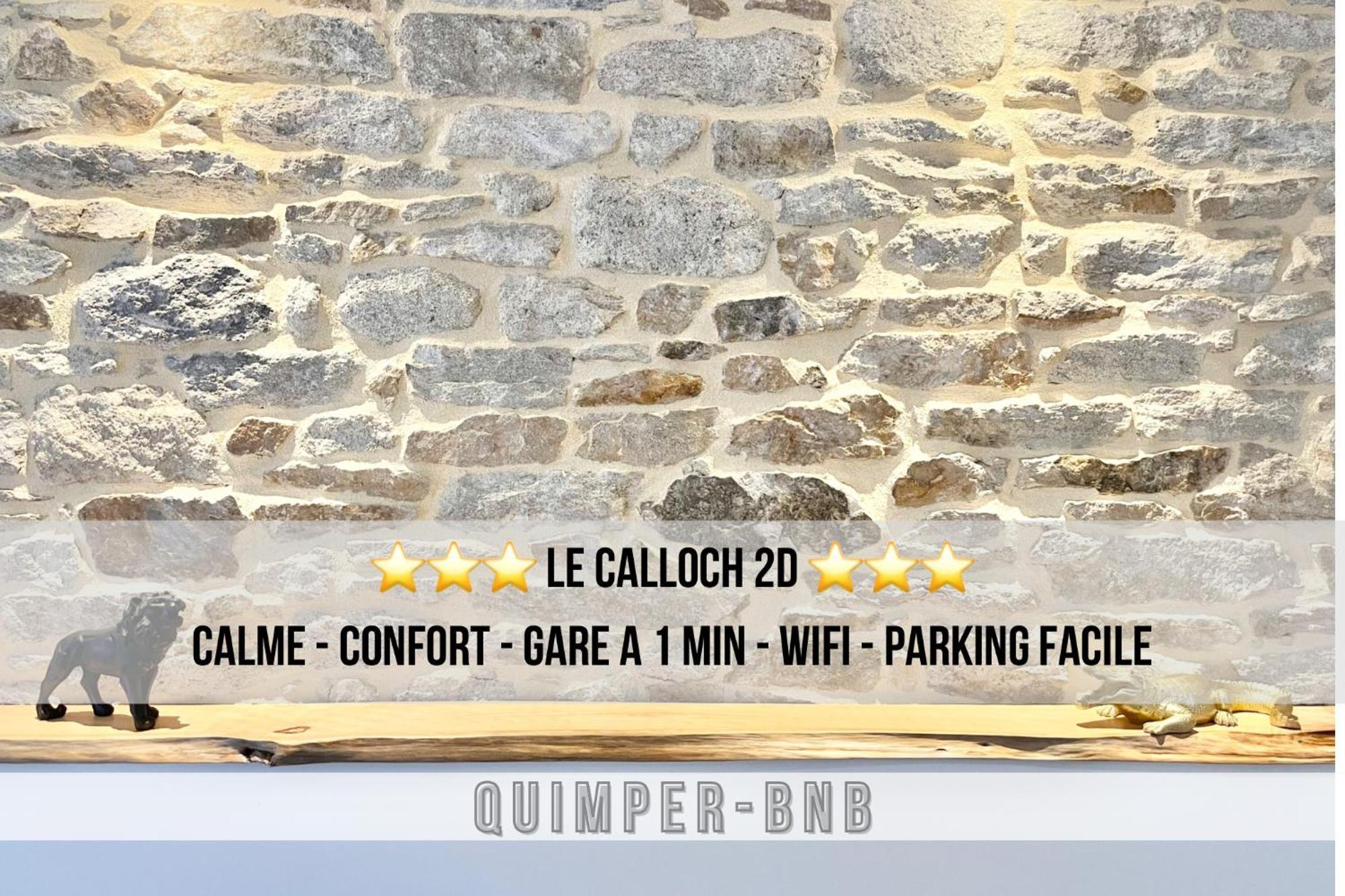 Le Calloch 2D - Studio 4 Etoiles - Quartier Gare - Wifi - Netflix 캥페르 외부 사진